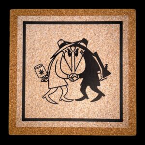 Spy vs. Spy Square Dab Mat