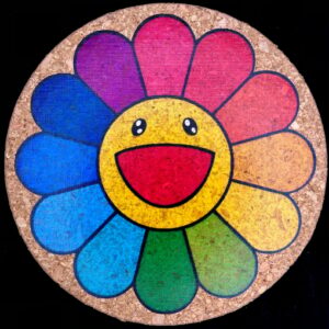 Murakami Flower Dab Mat